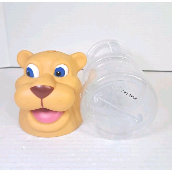 Vtg Rainforest Cafe Cheetah Leopard Maya Tumbler & Snack Cup Holder (NO STRAW) - Picture 5 of 5